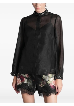 ZIMMERMANN embellished collar blouse - Black