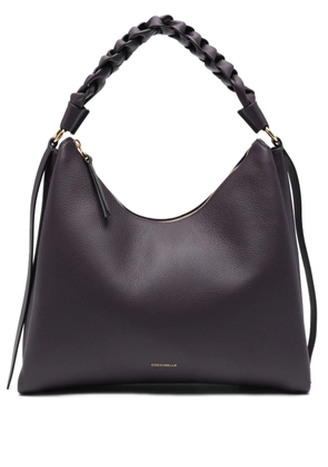 Coccinelle medium Boheme leather shoulder bag - Purple
