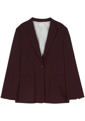 Alysi single-breasted blazer - Red
