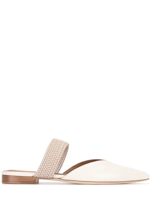 Malone Souliers Maisie flat mules - White
