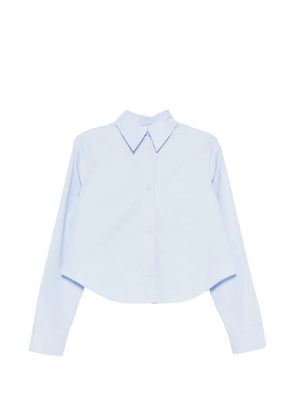 Sportmax pocket crop shirt - Blue