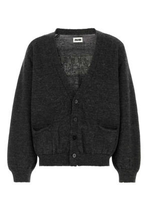 Magliano logo-embellishment wool cardigan - Grey