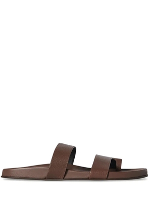 The Row Hugh slides - Brown