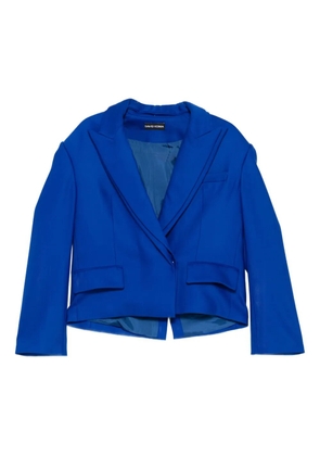 David Koma double-breasted jacket - Blue