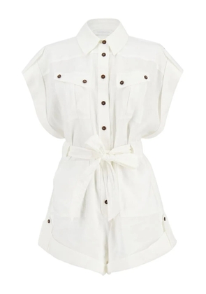 ZIMMERMANN Rhiannon playsuit - White