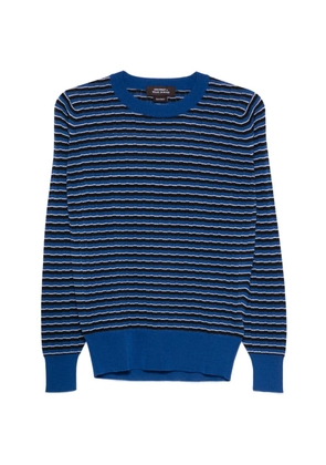 Wales Bonner x John Smedley striped T-shirt - Blue