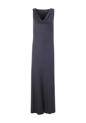 Lauren Ralph Lauren cowl-neck ring-detail maxi dress - Black
