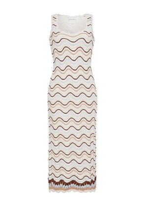 Cara Cara Orel midi dress - White