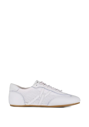 Veronica Beard Riviera mesh panelled sneakers - White