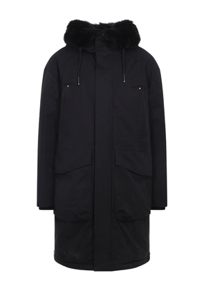Moose Knuckles fur-trimmed parka coat - Black