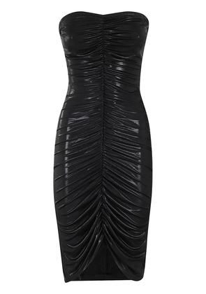 Norma Kamali fully-draped dress - Black