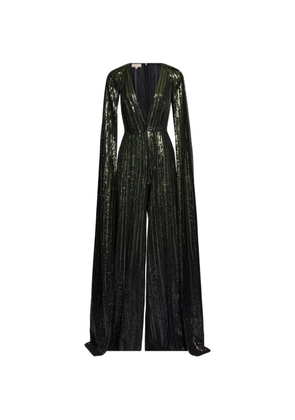 Elie Saab sequin-embellishment jumpsuit - Black
