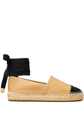 Tory Burch colourblock espadrilles - Brown
