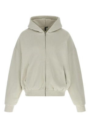 ENTIRE STUDIOS Thermal zip-front hoodie - Neutrals