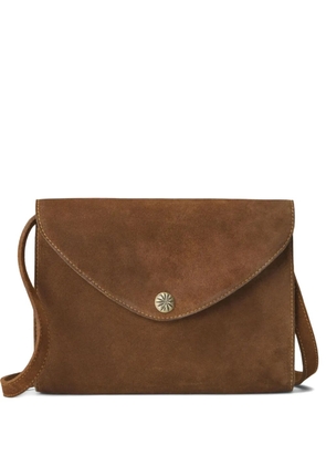 Ralph Lauren RRL suede envelope cross body bag - Brown