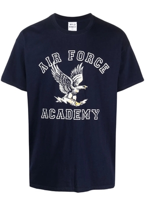 Wild Donkey Air Force cotton T-shirt - Blue