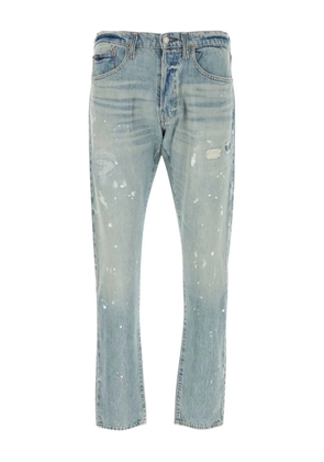 Polo Ralph Lauren paint-splattered straight jeans - Blue