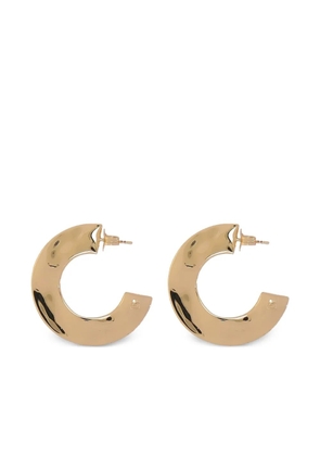 Federica Tosi Mindy curved hoop earrings - Gold