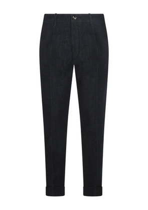Jacob Cohën pleated-cuffed cotton jeans - Blue