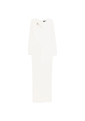 Lauren Ralph Lauren crew-neck maxi dress - Neutrals