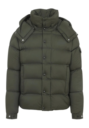 Moncler button hooded jacket - Green