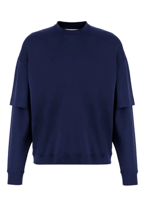 DARKPARK double-layered wool sweatshirt - Blue