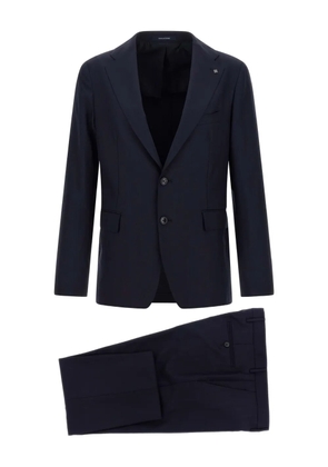 Tagliatore virgin-wool single-breasted suit - Blue
