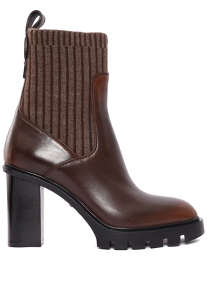 Santoni 75mm Ferric boots - Brown