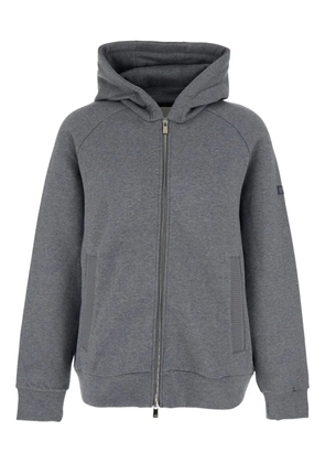 Tatras logo-patch zip-fastening hoodie - Grey