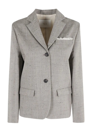 Tela single-breasted blazer - Grey
