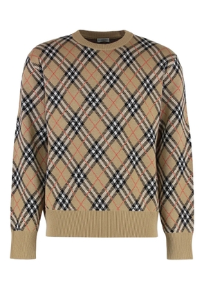Burberry checked sweater - B9368 SAND IP CHECK