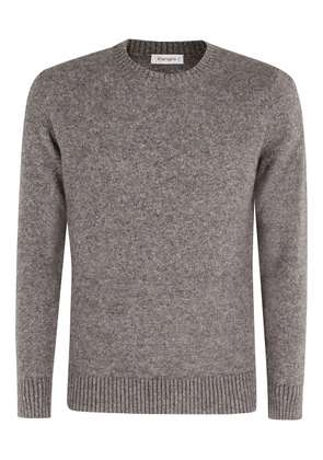 Kangra round-neck long-sleeve sweater - Brown