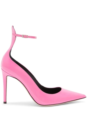 Giuseppe Zanotti Cohralise 105mm leather pumps - Pink
