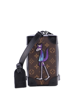 Louis Vuitton Pre-Owned Soft Trunk Phone Box Monogram Canvas with LV Friends Patch crossbody bag - Black