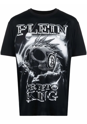 Philipp Plein 'Crypto King' cotton T-shirt - Black
