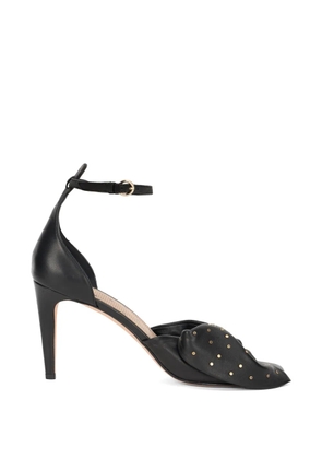 Valentino Garavani bow studded sandals - Black