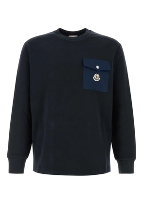 Moncler cotton sweatshirt - Blue