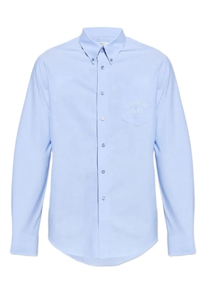 Givenchy logo-embroidered shirt - Blue