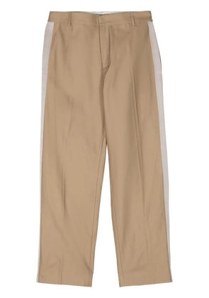 BLUEMARBLE tape-detailing straight-leg trousers - Neutrals
