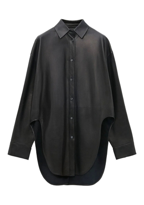 LOEWE leather shirt - Black