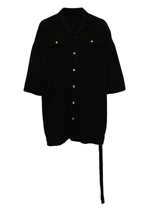 Rick Owens DRKSHDW camp-collar shirt - Black