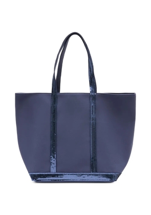 Vanessa Bruno L sequin-handles tote bag - Blue