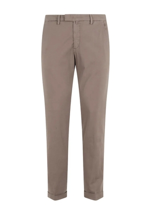 Briglia 1949 logo-patch cuffed trousers - Neutrals