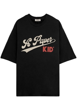 A Paper Kid graphic print t-shirt - Black