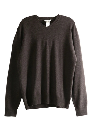 The Row v-neck sweater - Brown