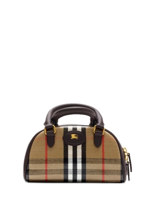 Burberry Highlands checked tote bag - Neutrals