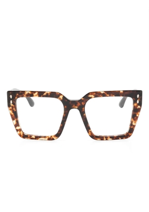 Isabel Marant Eyewear tortoiseshell square-frame sunglasses - Brown