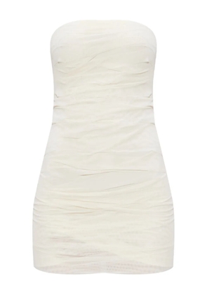 MM6 Maison Margiela tulle mini dress - White