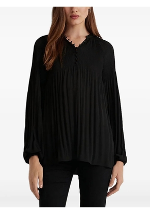 Lauren Ralph Lauren pleated blouse - Black
