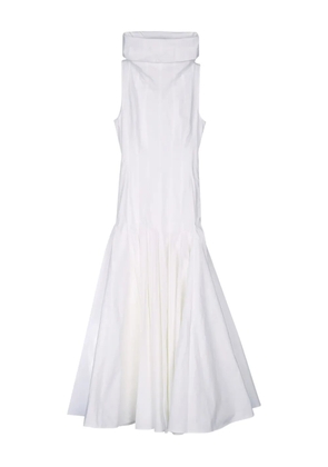 Jacquemus The Triana sleeveless midi dress - White